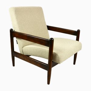 Fauteuil GFM-142 Beige Bouclé par Edmund Homa, 1970s