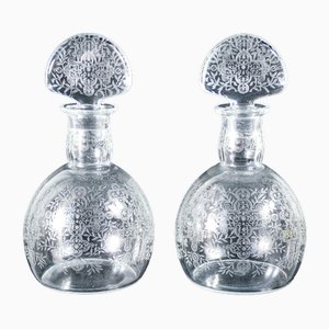 Crystal Bottles from Baccarat, 1940s, Set of 2