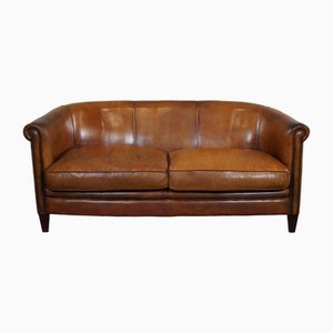 Brown Leather 2.5 Seater Sofa