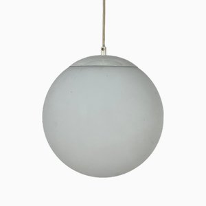 Vintage Glass Hanging Ball Lamp from Hala Zeist, 1960s