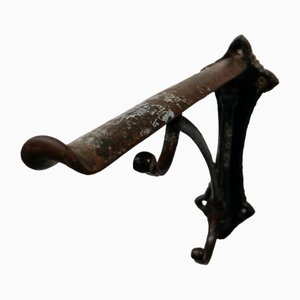 Victorian Cast Iron Wall Mounted Saddle Rack, 1880s