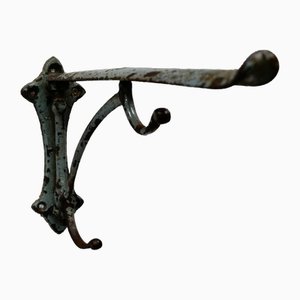 Victorian Cast Iron Wall Mounted Saddle Rack, 1880s