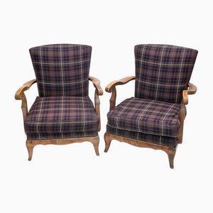 Armchairs by Etienne Henri Martin for Steiner, 1940s, Set of 2