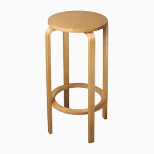 Tabouret de Bar Vintage Modèle 64 im Still par Alvar Aalto 1970