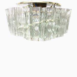 Deckenlampe mit Quadratischen Glasröhren von Doria Leuchten, 1960er