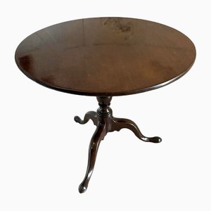 Grande Table Tripode George III en Acajou, 1800s