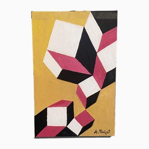 Albert Poizat, Composizione geometrica, Pittura