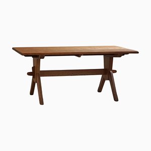 Mid-Century Danish Modern Dining Table in Oak by Henning Kjærnulf, 1960s