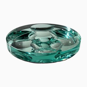 Verspiegelte Vide Poche aus Kristallglas von Max Ingrand für Fontana Arte, Milano