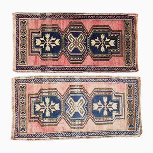 Petite Turkish Oushak Wool Rugs, 1980s, Set of 2