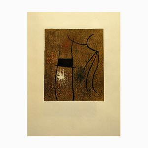 Joan Miro, Femmes: Planche IV, Litografia originale, 1965