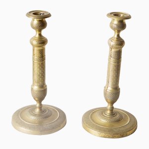 Französische Kerzenhalter, 1800er, 2er Set