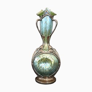 Art Nouveau Vase by Moritz Hacker and Johann Loetz Witwe, 1900s