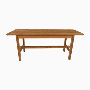 Banc Minimaliste Scandinave en Pin, Suède, 1970s