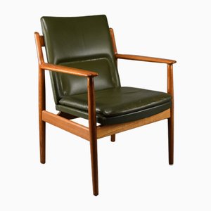 Dänischer Modell 431 Olivgrüner Sessel von Arne Vodder für Sibast, 1960er