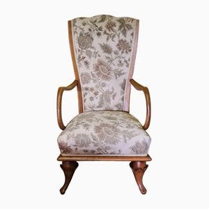 Fauteuil avec Pieds en Bouton de Fleur, 1950s-1960s