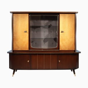 Mid-Century Highboard with Bar, Germany, 1950s