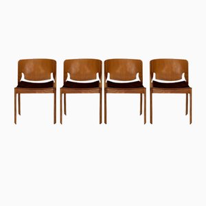 Chaises Modèle 122 par Vico Magistretti pour Cassina, 1967, Set de 4