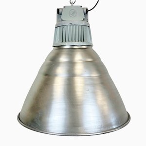 Grande Lampe à Suspension Industrielle en Aluminium de Elektrosvit, 1960s