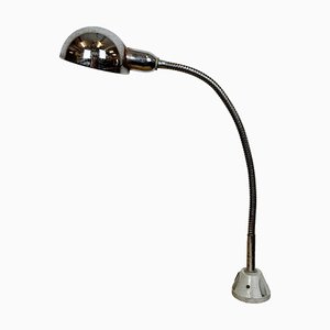 Vintage Italian Gooseneck Table Lamp in Chrome, 1960s