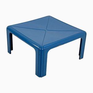 Blue Model 4894 Coffee Table by Gae Aulenti for Kartell, 1970s