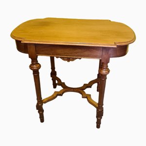 Late 19th Century Dutch Walnut Side Table from the Hague Royal Theatre
