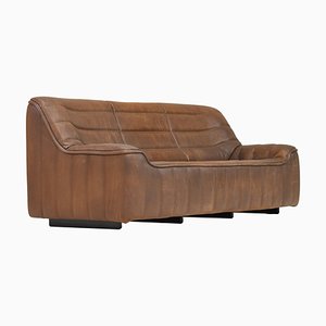 DS-84 3-Seater Sofa in Tan Buffalo Leather from de Sede, Switzerland, 1970s