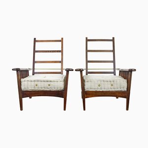 Fauteuils Plantation Antique, France, 1890s, Set de 2