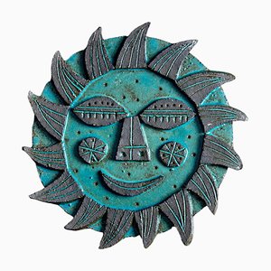 Ceramic Sun Scpulture by Peter Stemmler