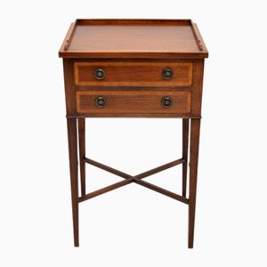 Antique Edwardian Inlaid Side Table, 1900s