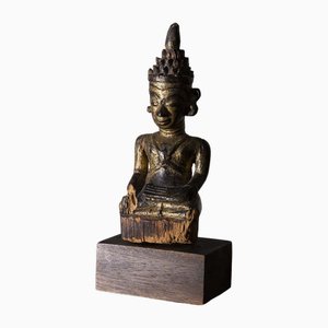 Artista del Sud-est asiatico, Buddha, XIX secolo, legno laccato