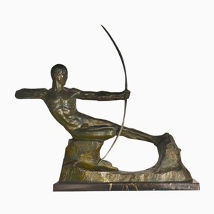 Victor Demanet, Arciere Art Deco, anni '20, bronzo