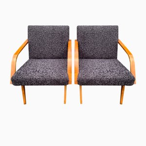 Mid-Century Brussels Expo 58 Armchairs by Jiří Jiroutek for Jitona, 1960s, Set of 2