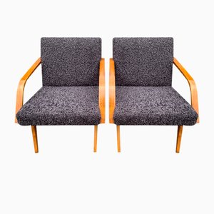 Set de Fauteuils Brussels Expo 58 Mid-Century par Jiří Jiroutek pour Jitona, 1960s