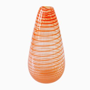 Art Glass Vase by Olle Brozén for Kosta Boda, Sweden, 1980s