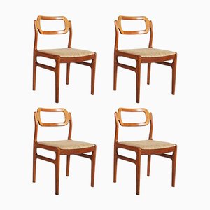 Danish Teak Chairs from Uldum Møbelfabrik, 1960s, Set of 4
