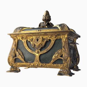 French Art Nouveau Jewelry Box, 1890s