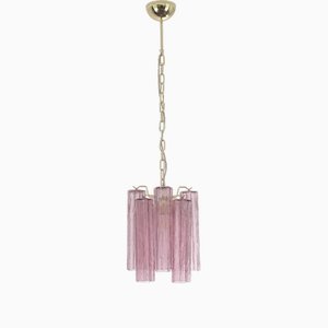 Ceiling Lamp in Amethyst Glass, Color of Murano, 1990s