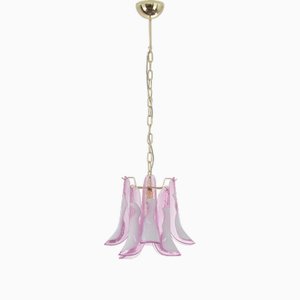 Petal Deckenlampe aus Muranoglas in Farbe und Weiß, 1990er