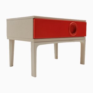 Small Vintage 1 Series Drawer with Red Front, 1970s