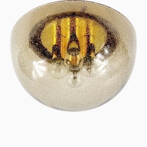 Lámpara de techo al ras grande en forma de hongo de Limburg, Alemania, años 70