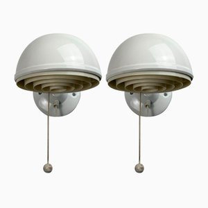 Applique da parete di Knud Christensen per Abo Randers, Danimarca, anni '70, set di 2