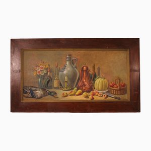 H. Coulon, Still Life, 19th Century, Oil on Canvas, Framed