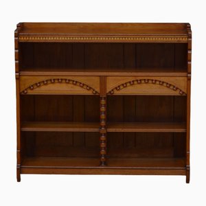 Aesthetic Movement Walnut Open Bookcase, 1880s