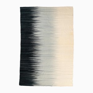Alfombra de lana de tejido plano tejida a mano minimalista de estilo escandinavo