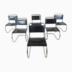 Modell S533 Stühle von Mies van der Rohe für Thonet, 1970er, 6er Set