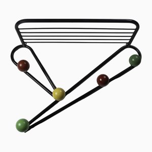 Wall Coat Rack attributed to Roger Feraud, France, 1960s