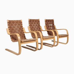Lounge Chairs attributed to Alvar Aalto for Artek, 1960s, Set of 3
