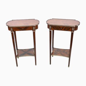 French Side Tables Empire Cocktail Kingwood, Set of 2