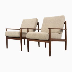 Armchairs by Grete Jalk for France & Son, Set of 2